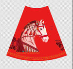 大牌花型 马 定位花 