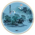 灯光山水画