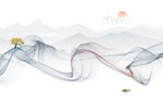 最新山水无框新画 TIF分层