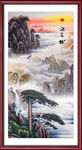 竖幅国画