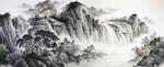 国画山水画图片