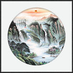国画山水 