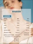 脱毛价目表