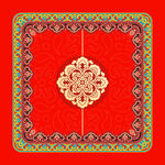 云纹边框 传统花纹 祥云图腾