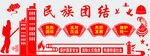 民族团结文化墙
