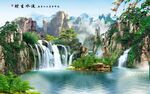 山水壁画