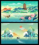 国潮插画