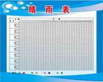 施工晴雨表