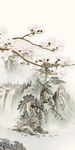 无框画新品山水 分层TIF文件