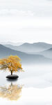 人气 现代玄关山水 文件分层 
