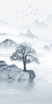 简约 玄关画风景画 TIF分层