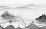 中式简约山水 TIF文件分层