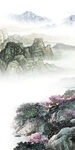 高端玄关山水画 TIF分层图