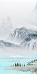 中国风新玄关画山水 TIF分层