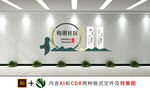 和谐社区文化墙.