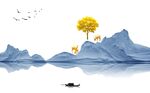 新中式背景墙