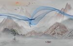 新中式背景墙