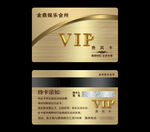 大气金色VIP会员卡