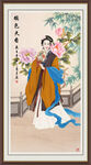 牡丹仕女图