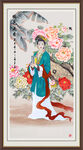 牡丹仕女图