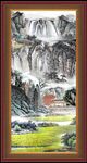 山水瀑布 