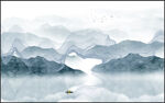 抽象山水画