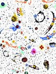 数码印花 星星