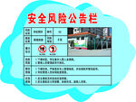学校厕所安全风险公告栏