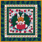 大牌   数码印花   方巾 