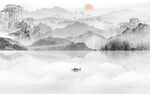客厅爆款山水 TIF文件分层