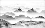 水墨山水画
