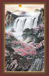 巨幅山水画