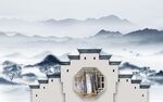 中式新款山水 tif文件分层