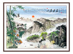 竹子国画图