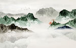 抽象山水画