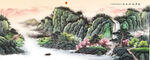 聚宝盆风水画