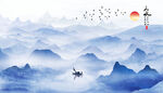 新中式山水画