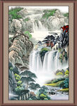 巨幅国画山水
