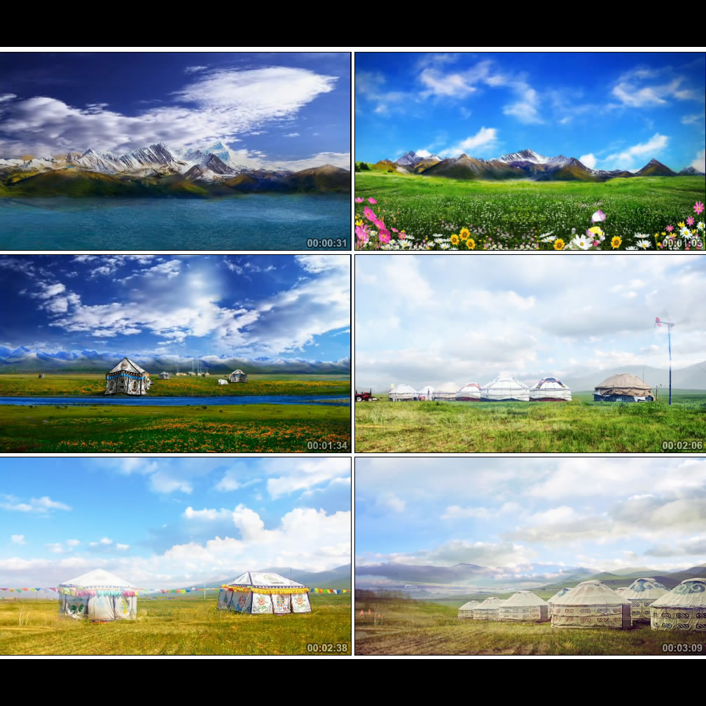 古丽 新疆舞曲 舞美背景视频