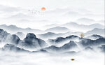 新中式山水画