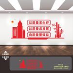企业工厂车间产品质量文化墙
