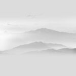 水墨山