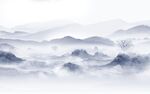 简约 现代山水 tif分层文件