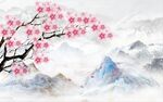 新中式电视背景墙