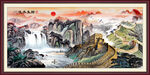 长城山水画