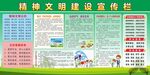 精神文明建设宣传栏