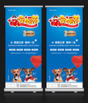宠物领养海报X展架
