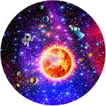 宇宙星空太阳系3D地画