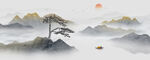 高端水墨山水画
