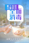 全面消毒海报